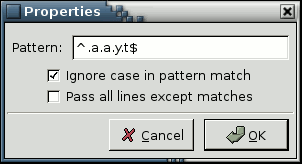 Pattern Match 1 properties